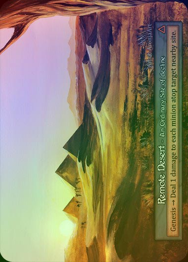 【FOIL】[Site] Remote Desert [beta-Ordinary]